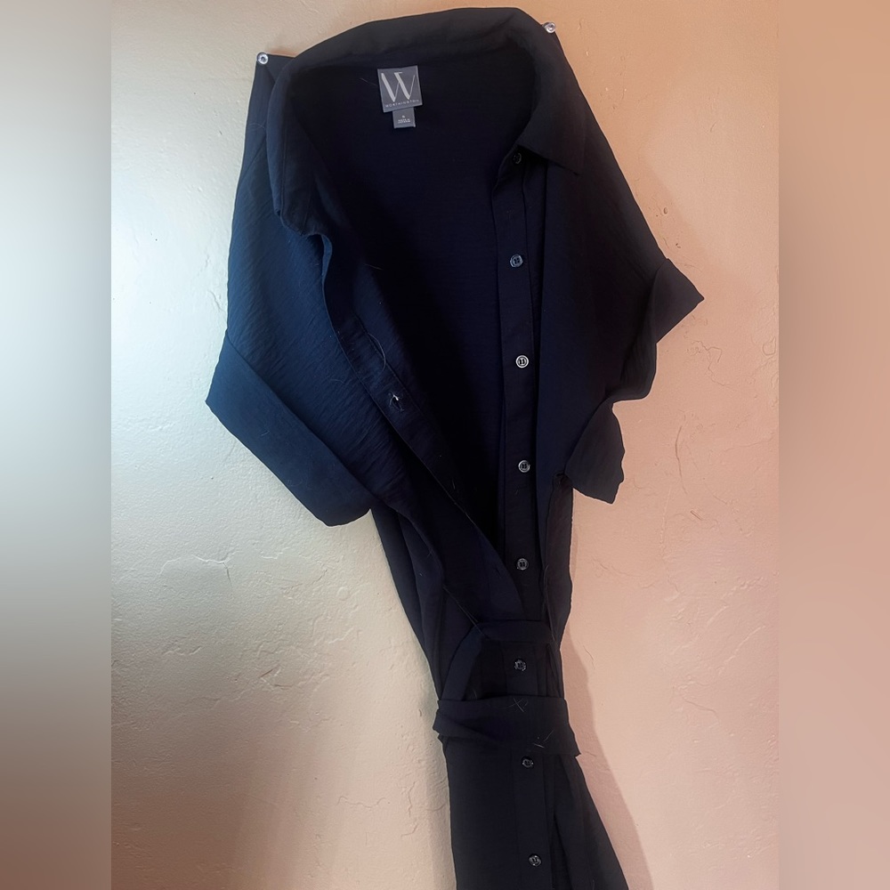 ✨Button Up Black Business Dress✨
